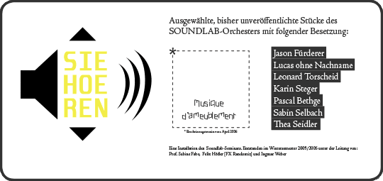 CD-Album <br>&bdquo;Musique d'ameu&shy;ble&shy;ment&ldquo;