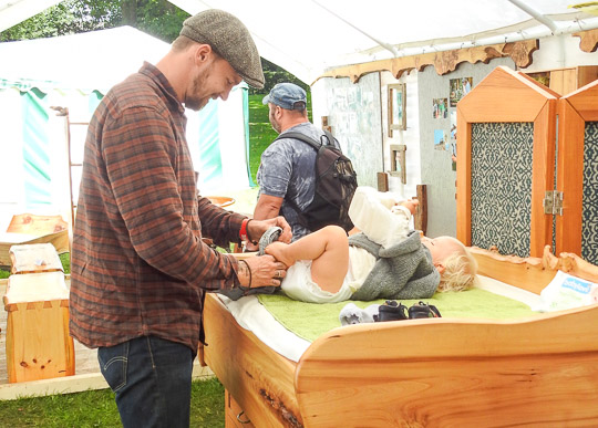 Zeltpavillon<br> Nieheimer Holztage