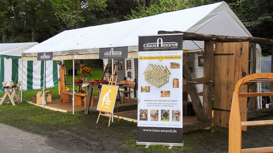 Zeltpavillon<br> Nieheimer Holztage