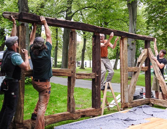 Zeltpavillon<br> Nieheimer Holztage