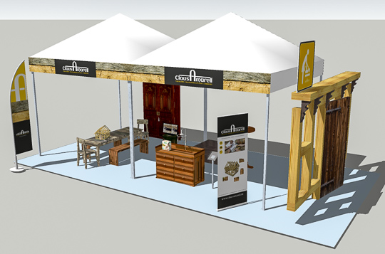 Zeltpavillon<br> Nieheimer Holztage